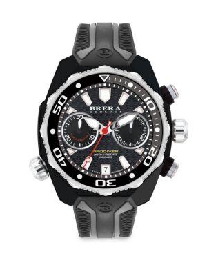 Brera Orologi Pro Diver Swiss Quartz Strap Watch