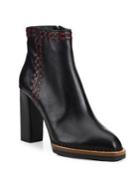 Tod's Whipstitched Leather Booties