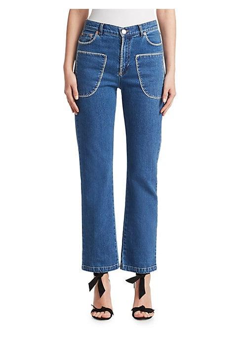 See By Chloe Stitched Denim Jeans