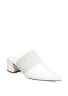 Vince Raven Knit Leather Mules