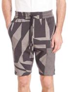 Helmut Lang Printed Drawstring Shorts