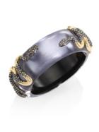 Alexis Bittar Lucite Double Snake Hinge Cuff