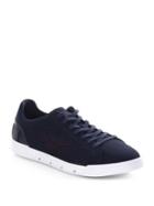 Swims Tennis Cupsole Leather Sneakers