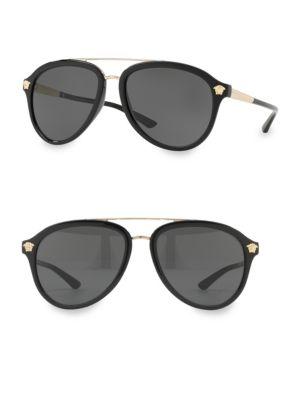 Versace 58mm 4341 Aviator Sunglasses