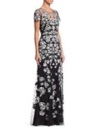 Jenny Packham Beaded Floral Gown