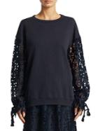 See By Chloe Lace Knit Pullover