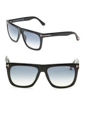 Tom Ford Eyewear Morgan 57mm Soft Square Sunglasses
