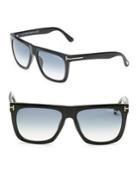 Tom Ford Eyewear Morgan 57mm Soft Square Sunglasses
