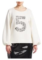 Marina Rinaldi, Plus Size Embellished Balloon Sleeve Sweater