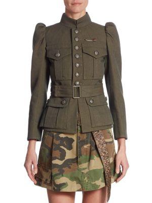 Marc Jacobs Wool Military Jacket
