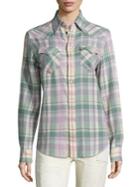 Polo Ralph Lauren Cotton Flannel Plaid Shirt