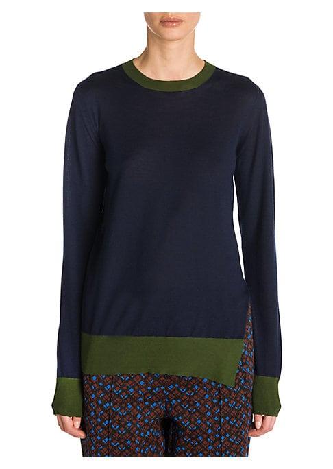 Marni Contrast Cashmere Sweater