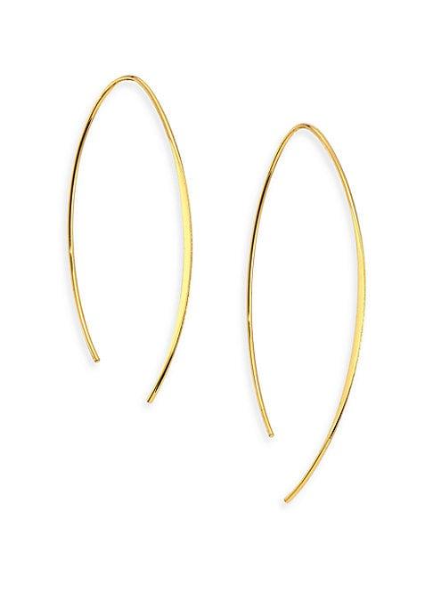 Jules Smith Ari Goldplated Threader Drop Earrings
