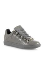 Balenciaga Leather Lace-up Trainer Sneakers