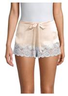 Ginia Lace-trimmed Silk Sleep Shorts