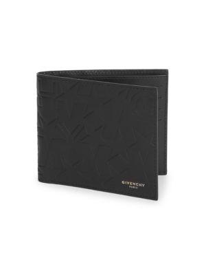 Givenchy Star Motif Leather Bi-fold Wallet