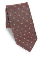 Eton Blue Polkadot Silk Tie