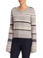Derek Lam 10 Crosby Striped Wool Sweater