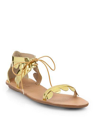 Loeffler Randall Marmy Scalloped Sandals