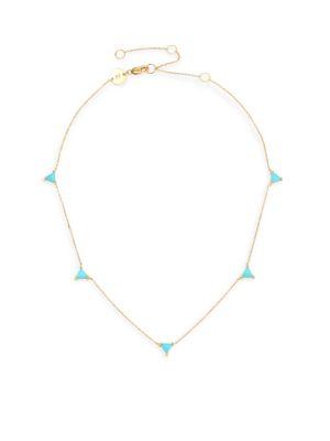 Jennifer Zeuner Jewelry Alanis Turquoise Choker