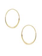 Lana Jewelry Nude Medium Wave Magic Hoop Earrings/1.5