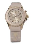Kyboe Power Sand Dollar Silicone & Rose Goldtone Stainless Steel Strap Watch/40mm