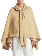 See By Chloe Camel Wool Cape