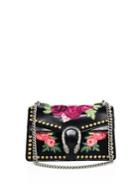 Gucci Dionysus Studded Floral-embroidered Leather Chain Shoulder Bag