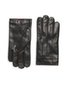 Coach Tech Leather Gloves