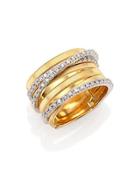 Marco Bicego Goa Diamond, 18k Yellow & White Gold Seven-row Ring