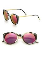 Illesteva Palm Beach 49mm Cat Eye Sunglasses