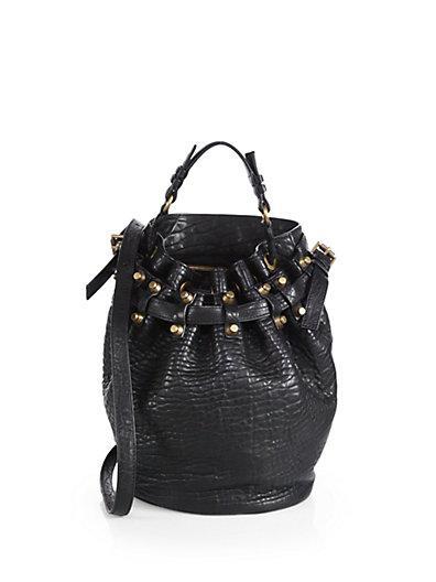 Alexander Wang Diego Bucket Bag/brasstone