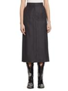 Calvin Klein 205w39nyc Checked Wool Skirt