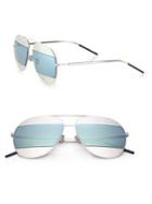 Dior Split1 59mm Metal Aviator Sunglasses