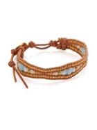 Chan Luu Amazonite & Leather Bracelet