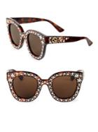 Gucci 49mm Star-studded Sunglasses