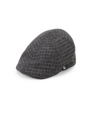 Block Headwear Pieced Pattern Newsboy Hat