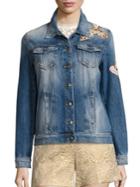 Red Valentino Patch Denim Jacket