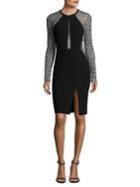 Yigal Azrouel Stretch Mesh Dress