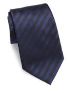 Giorgio Armani Striped Slim Silk Tie