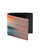Paul Smith Striped Leather Bifold Wallet