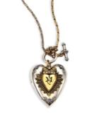 Alexander Mcqueen Heart Locket Necklace