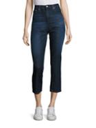 Ag Isabelle High Rise Straight Cropped Jeans