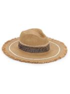 Hat Attack Continental Fringed Striped Hat