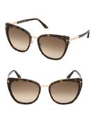 Tom Ford Eyewear Simona 57mm Cat Eye Sunglasses