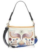 Chloe Roy Canvas Strap Painted Leather Bag