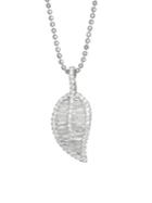 Anita Ko 18k Gold & Diamond Leaf Necklace