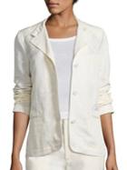 Vince Linen-blend Blazer