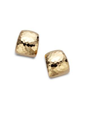 Roberto Coin Martellato 18k Yellow Gold Huggie Earrings/0.75