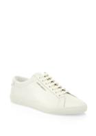 Saint Laurent Andy Leather Low-top Sneakers